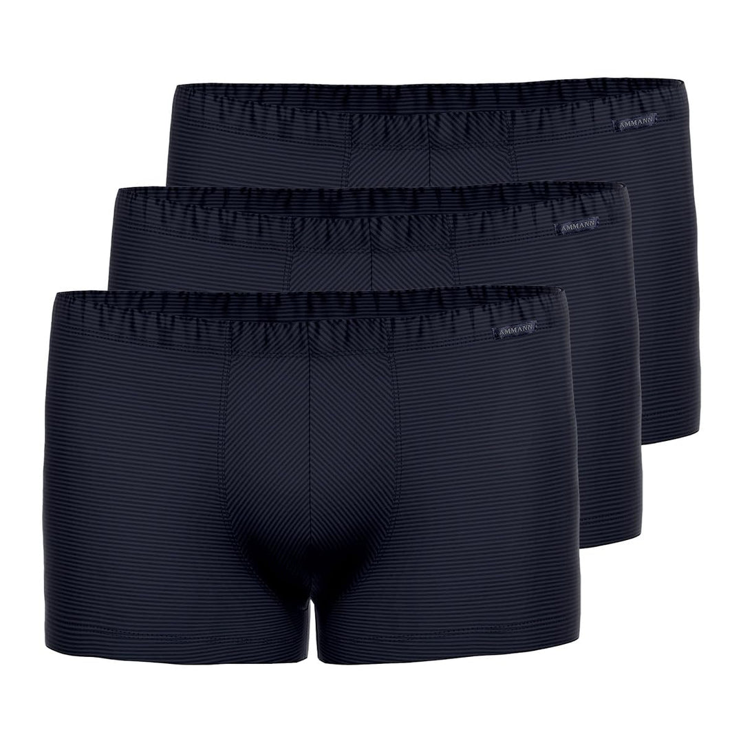 Ammann 3er Pack Herren Pants Retro-Shorts - Cotton & More - Unterhose ohne Eingriff - Modal-Baumwoll