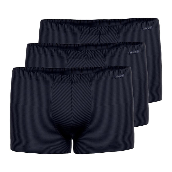 Ammann 3er Pack Herren Pants Retro-Shorts - Cotton & More - Unterhose ohne Eingriff - Modal-Baumwoll