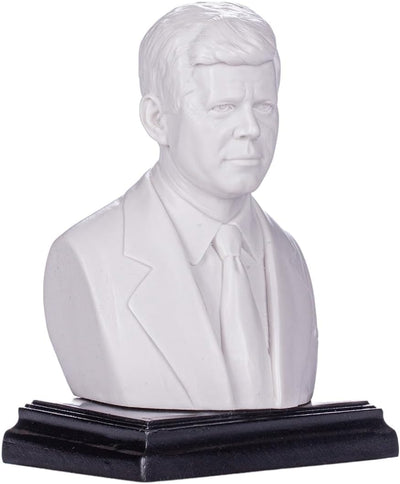 Amerikanischer Präsident John F. Kennedy marmor Büste Statue Skulptur 13,5 cm