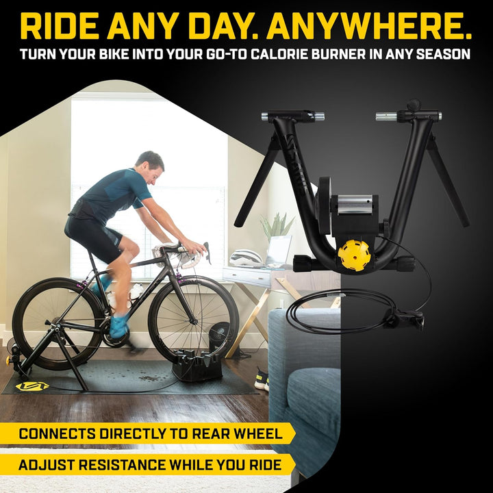 Saris Magnetischer und Magnetischer Plus Indoor Fahrradtrainer, Magnetischer Widerstand, Kompatibel