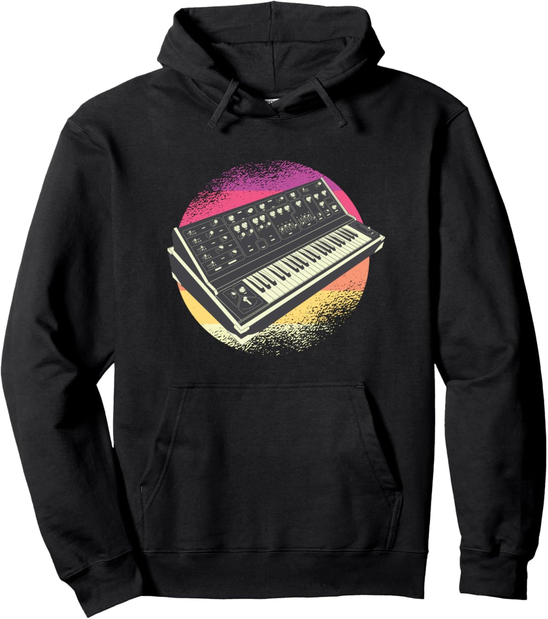 Synthesizer Retro Music DJ Pullover Hoodie