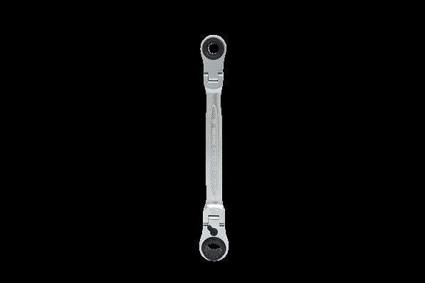 KS Tools 503.4745 4 in 1 GEARplus umschaltbar Gelenk-Doppel-Ringschlüssel, 10x13-17x19mm