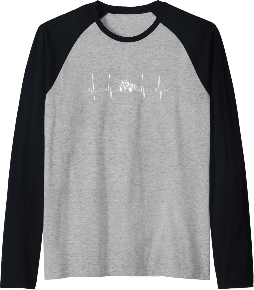 Traktor Landwirt Bauer Herzschlag Männer Trecker Geschenk Raglan