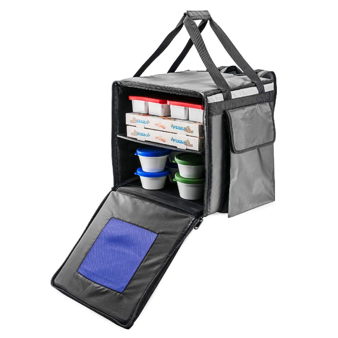 Thermohauser Lieferrucksack 420 x 420 x 420 mm - Transport von Pizza oder Menü-Boxen, Lieferrucksack
