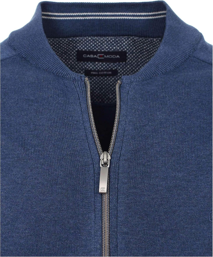 CASAMODA Strickjacke Uni M Aquadunkelblau, M Aquadunkelblau