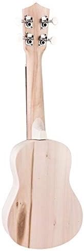 Für Gitarre Bausatz Komplett - Ukelele Kit, 21 Zoll Basswood 4-Saiter Ukelele Diy Kit Instrument Zub