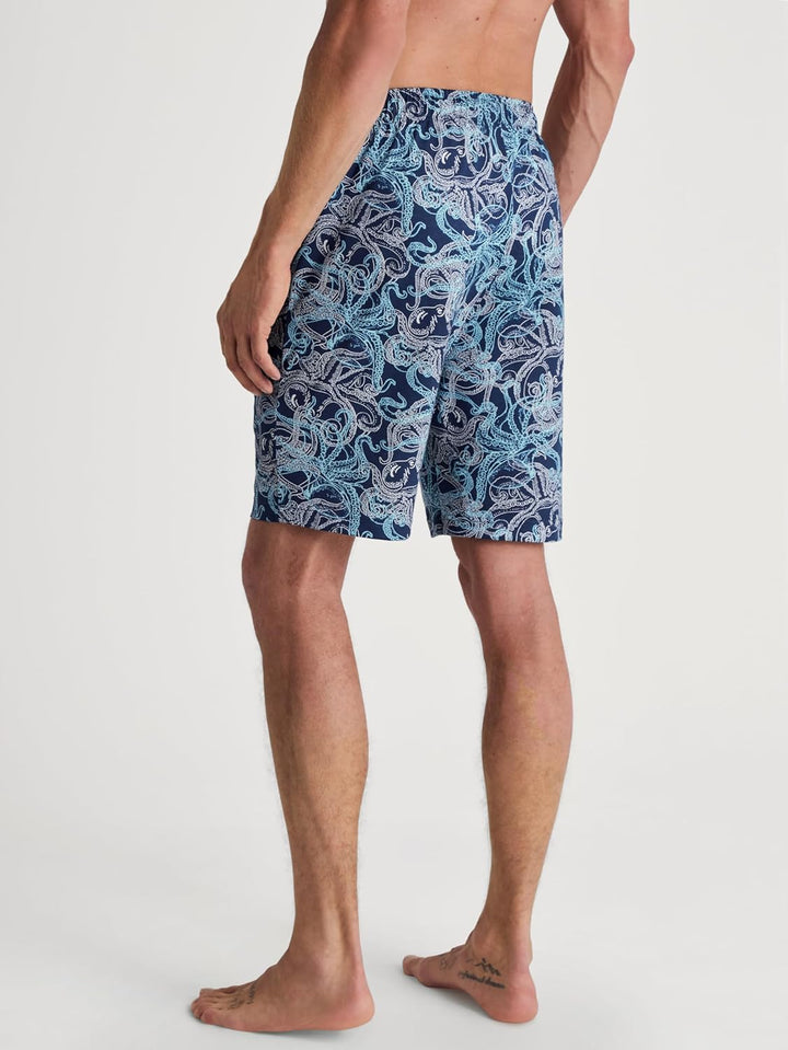 CALIDA RMX Sleep Hose Herren, mit Seitentaschen 46W Bleached Aqua, 46W Bleached Aqua