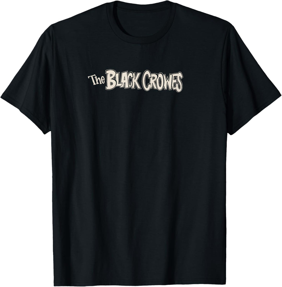Offizielles Black Crowes Circle Logo Schwarz T-Shirt