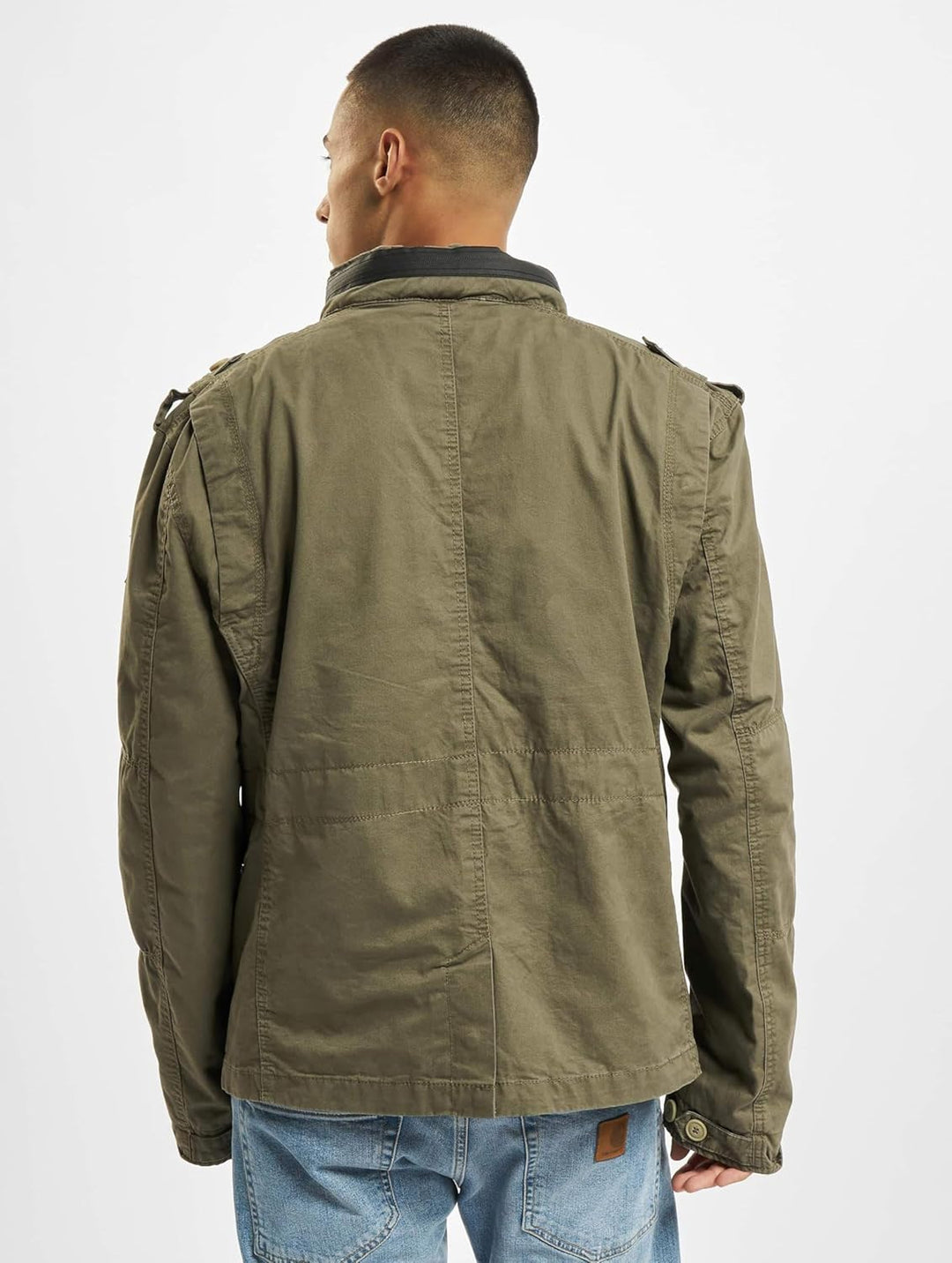 Brandit Jacke Britannia Sommer Vintage Herren ÜBERGANGSJACKE Army Outdoor Jacke, Grösse:M, Farbe:Oli