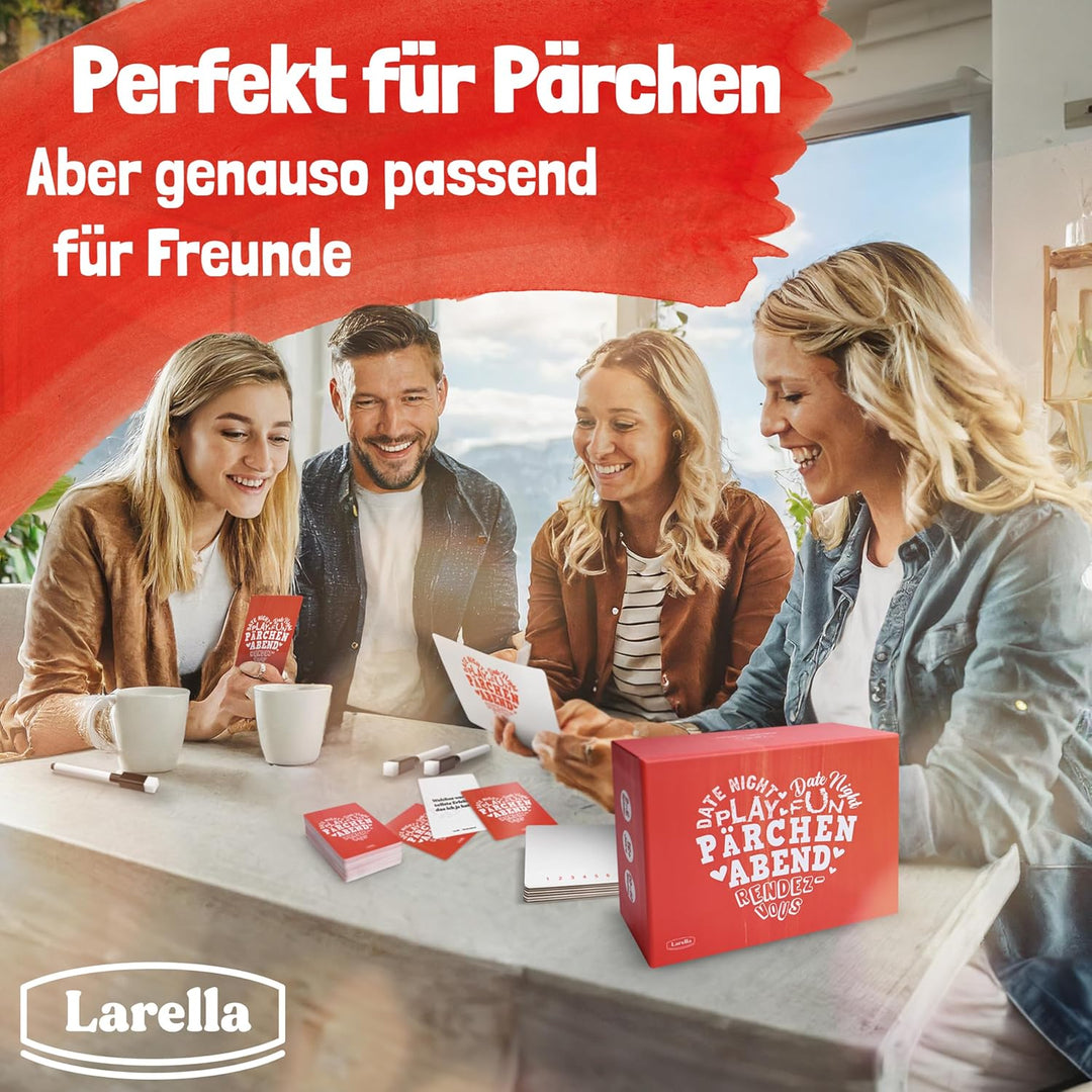 Pärchenabend Partner Geschenke - Geschenk für Ihn & Sie - Perfekte Couple Geschenke - Couple Game Ka