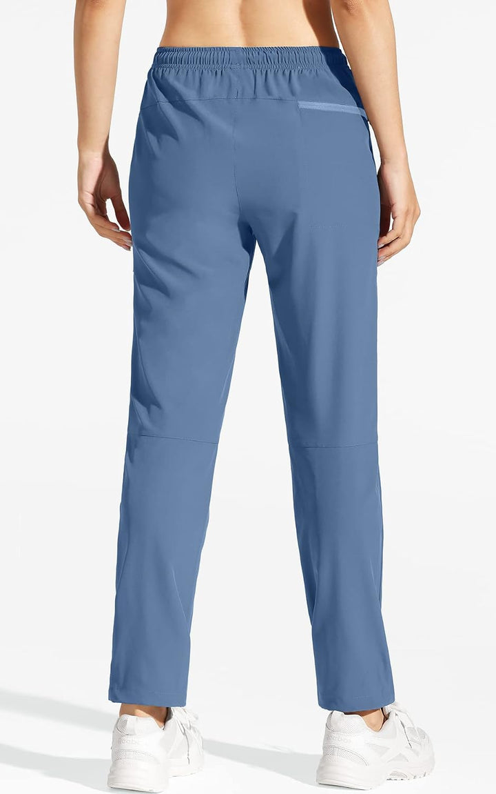 MOCOLY Damen Wanderhose Cargohose Wasserdicht Elastische Outdoorhose Cargo Jogginghose Trekkinghose