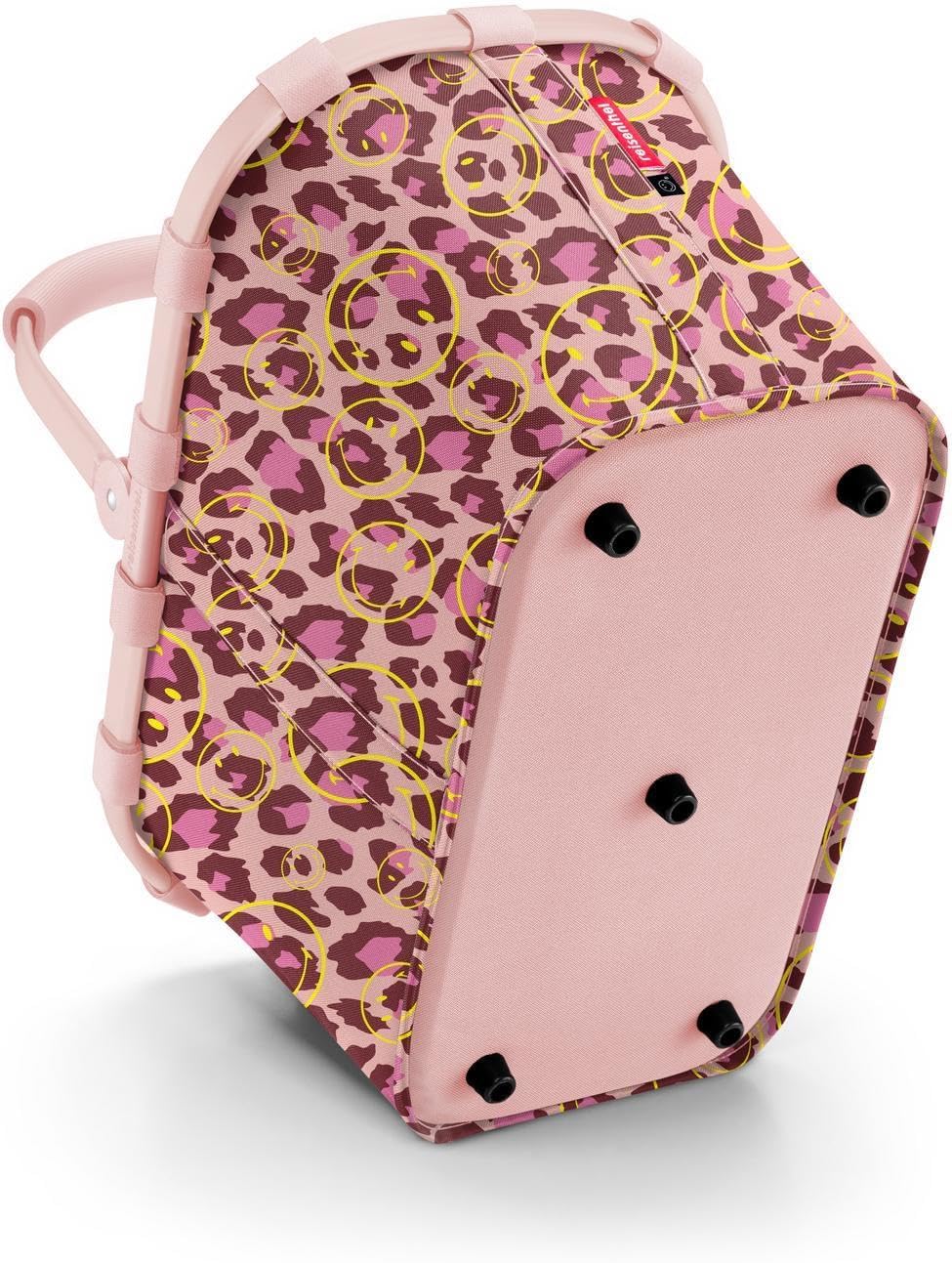 reisenthel carrybag smiley leo blush – Stabiler Einkaufskorb mit viel Stauraum und praktischer Innen