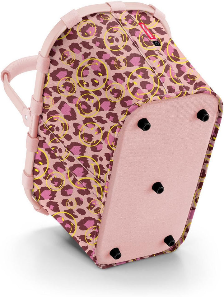 reisenthel carrybag smiley leo blush – Stabiler Einkaufskorb mit viel Stauraum und praktischer Innen