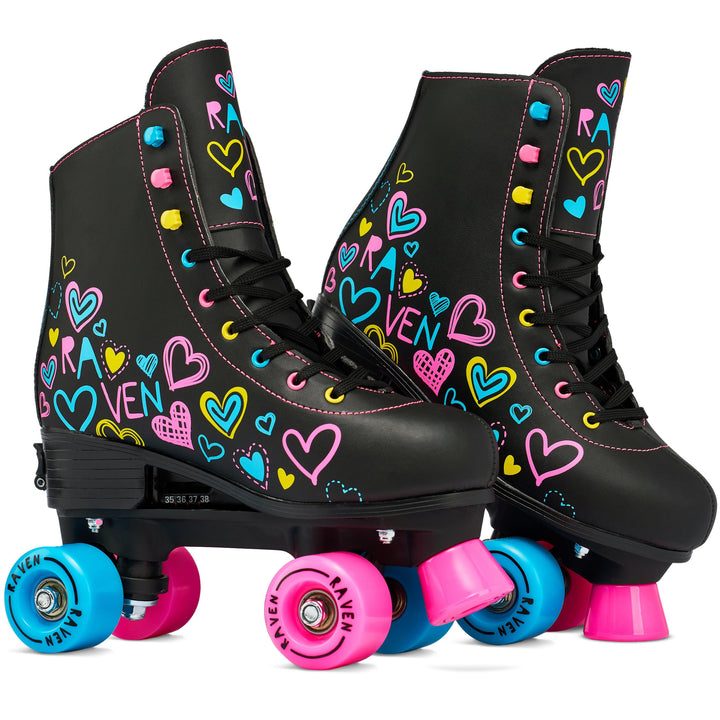 Raven Verstellbare Rollschuhe Roller Skates Trista/Serena - Kugellager Carbon Abec7 - SAS - Shock Ab