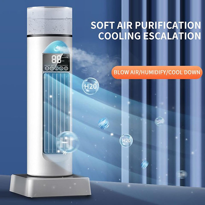 Turm Klimaanlage,Turmventilator Mit Wasserkühlung,Cool Air Lüfter Für Schlafzimmer, Ruhige Oszillier