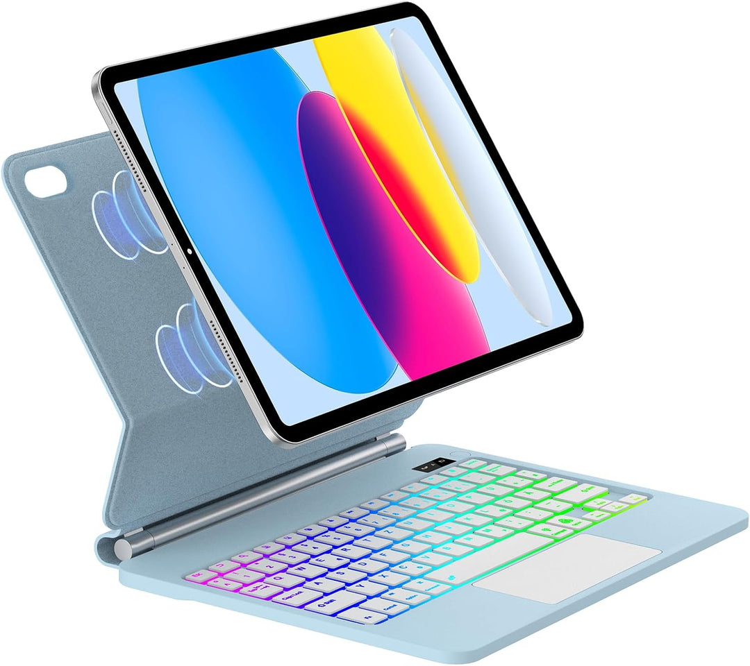 IVEOPPE Magic Keyboard für iPad 10. Generation & iPad 11" A16 (2025), Magnetische Freischwebende Des