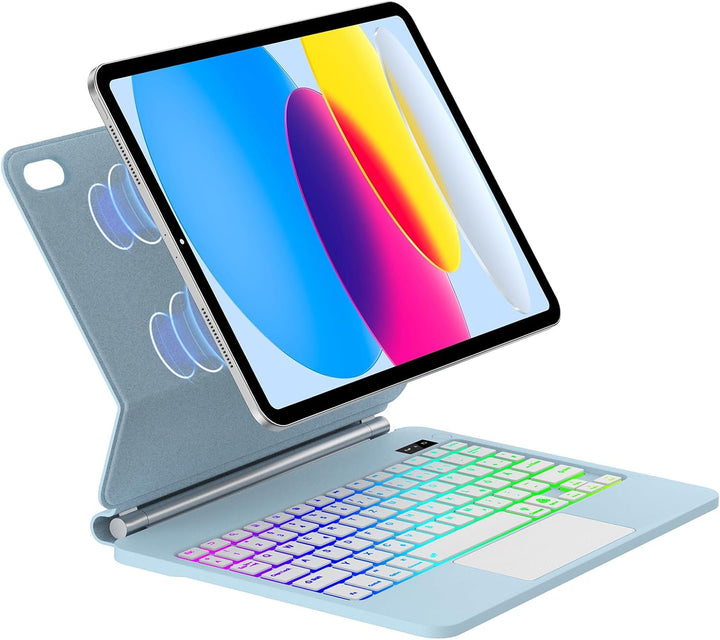 IVEOPPE Magic Keyboard für iPad 10. Generation & iPad 11" A16 (2025), Magnetische Freischwebende Des