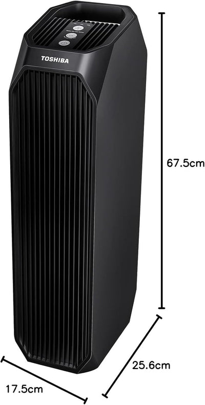 ToshibaLuftreiniger CAF-Z45FR 3-in-1 Air Purifier mit H13 HEPA-Filter, CADR 228m³/h, Aktivkohlefilte