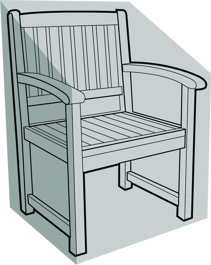 Casa Mina Abdeckhaube Gartenmöbel - Schutzhülle transparent - Schutzhaube Gartensessel - durchsichti