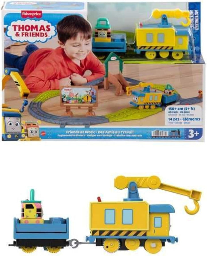 Thomas & Seine Freunde Busy Friends Lokomotive + Schienen-Set