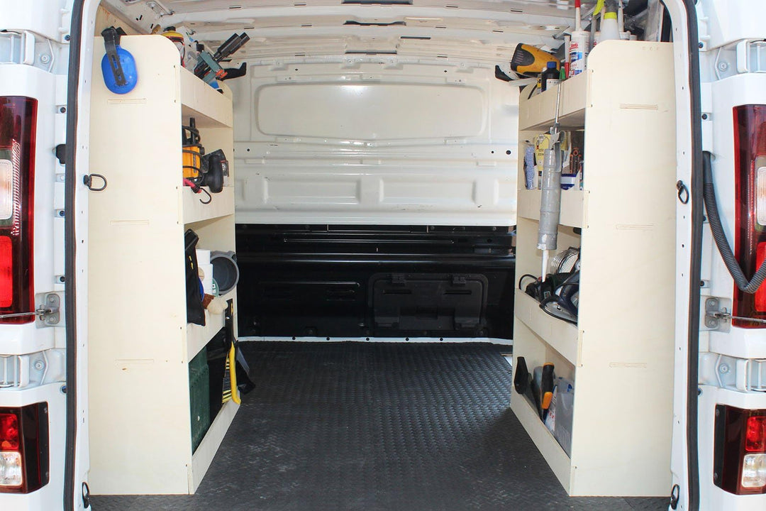 VANIFY - Kompatibel mit Opel VIVARO L2 2014-19 Fahrzeugeinrichtung Fahrzeugregale, doppelte Regale h