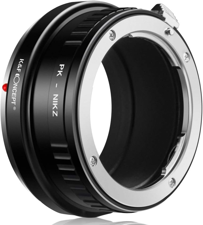 K&amp;F Concept PK-NIK Z Bajonettadapter Objektiv Ring für Pentax K PK Objektiv auf Nikon Z 7 und Nikon