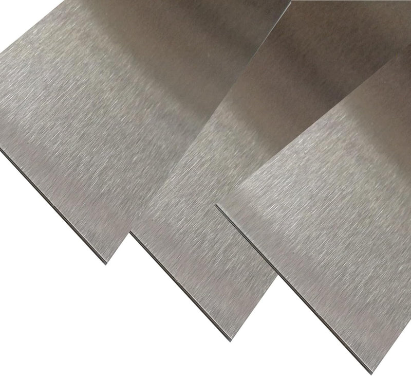 Edelstahl Blechstreifen 2000 * 170 mm Blechstreifen K240 geschliffen V2A 0,8mm stark Zierstreifen, B