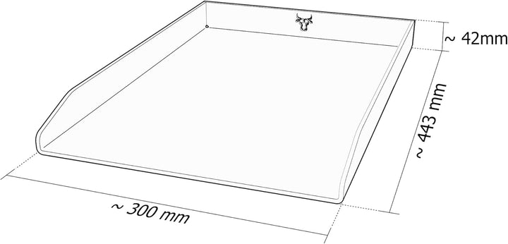 tuning-art EPL-13 Edelstahl Plancha Grillplatte passend für Weber Spirit 300er Serie | Lebensmittele