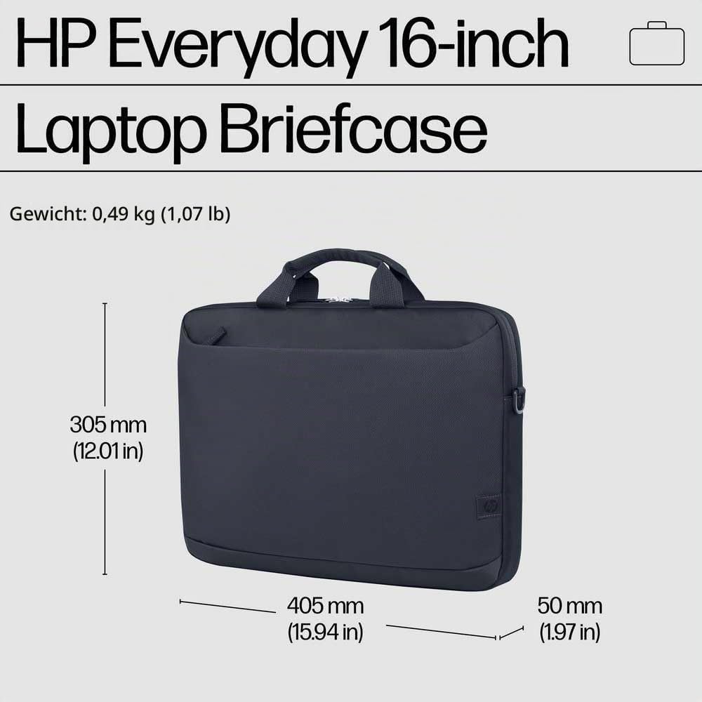 HP Everyday - Notebook-Tasche - 40.9 cm (16.1") - Odyssey Grau