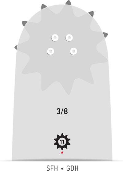 Oregon Führungsschiene Pro-Am 40 cm 3/8 Zoll 1,6 mm, 163SFHD025