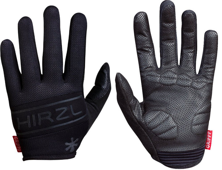 HIRZL GRIPPP Comfort FF, Unisex Fahrradhandschuh All Black 12, All Black 12