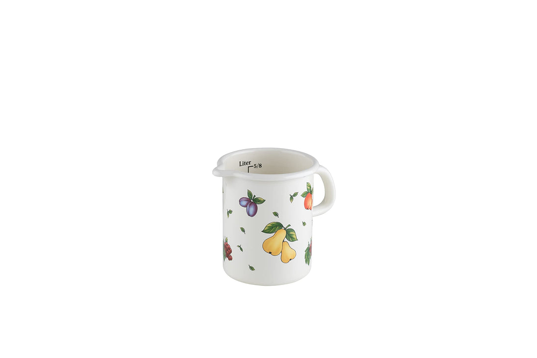 Riess, 0337-068, Küchenmass 9 0,5 L, COUNTRY - FRUIT GARDEN, Durchmessser 9 cm, Höhe 12,0 cm, Inhalt