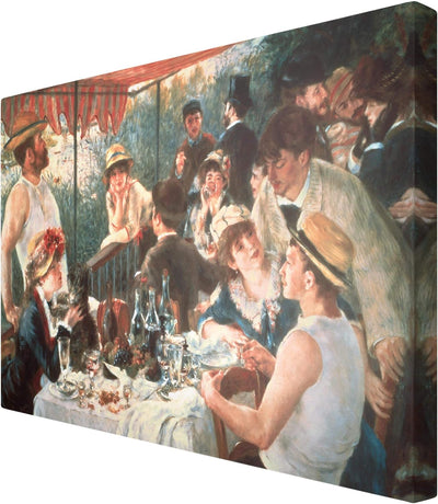 Bilderwelten Leinwandbild - Auguste Renoir - Das Frühstück der Ruderer Querformat 80 x 120 cm 80cm x