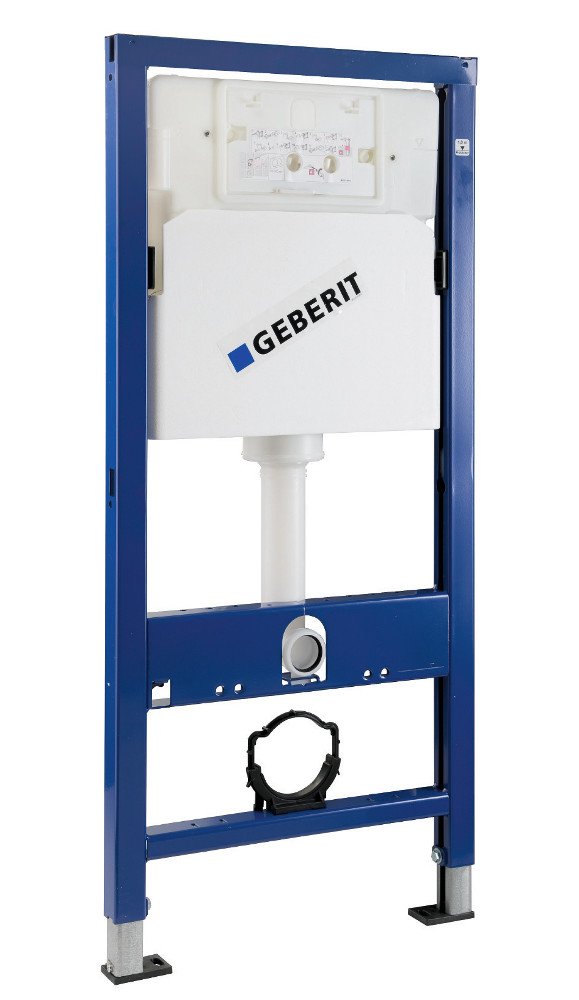 Geberit Vorwandelement Duofix Basic, 458103001, Trockenbauelement für Wand-WC, Spülkasten UP 100/Del