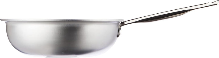 Pentole Agnelli Pfanne Quarzheizstrahler mantecare, aus Aluminium, Edelstahl, Silber 28 cm Silber/sc