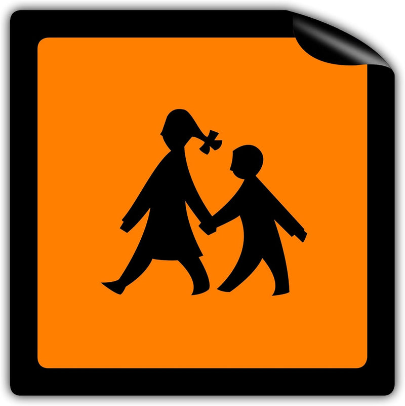 Schulbusschild Magnet Schulbus 30x30cm Warntafel Schülertransport Magnetschild Schild Auto Warnschil