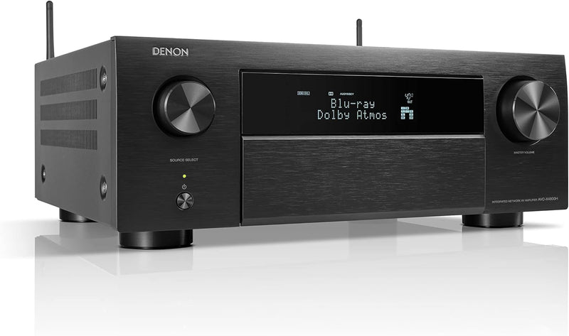 Denon AVC-X4800H 9.4-Kanal AV-Receiver, Verstärker mit Auro-3D, Dolby Atmos, DTS:X,6 "8K-Eingängen u