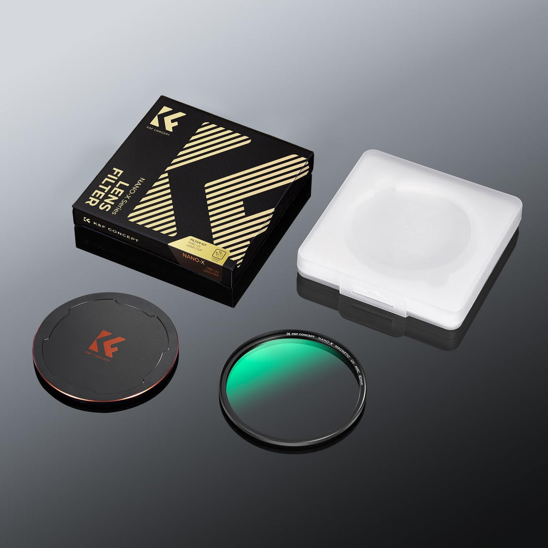 K&amp;F Concept X-Serie 55MM Magnetischer MCUV Filter mit Objektivdeckel Schutzfilter Ultraviolett-Filte