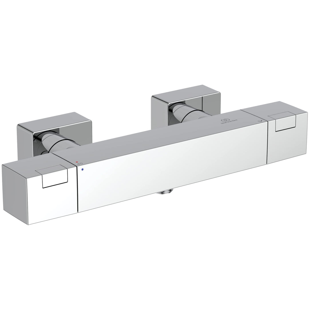 Ideal Standard Ceratherm C100 Thermostat-Brausebatterie Aufputz Dusche Chrom, Aufputz Dusche Chrom