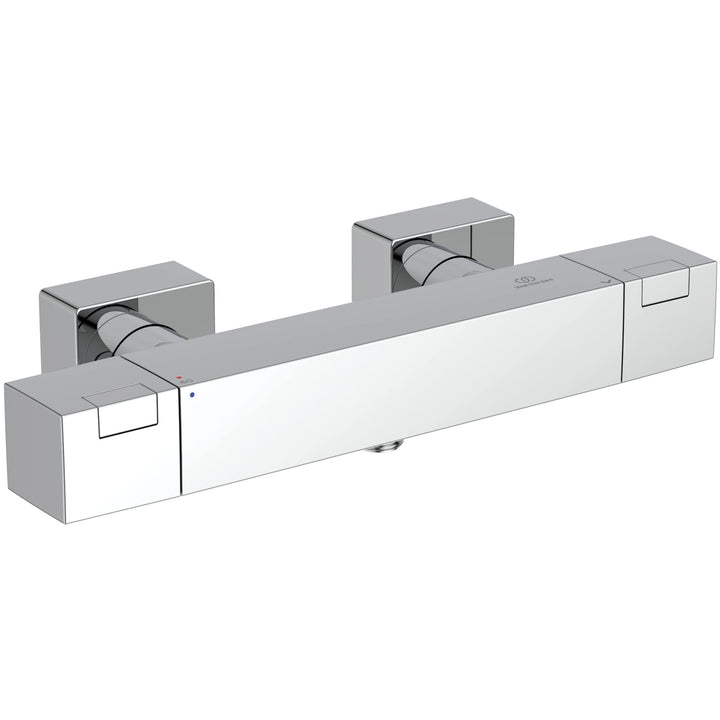 Ideal Standard Ceratherm C100 Thermostat-Brausebatterie Aufputz Dusche Chrom, Aufputz Dusche Chrom