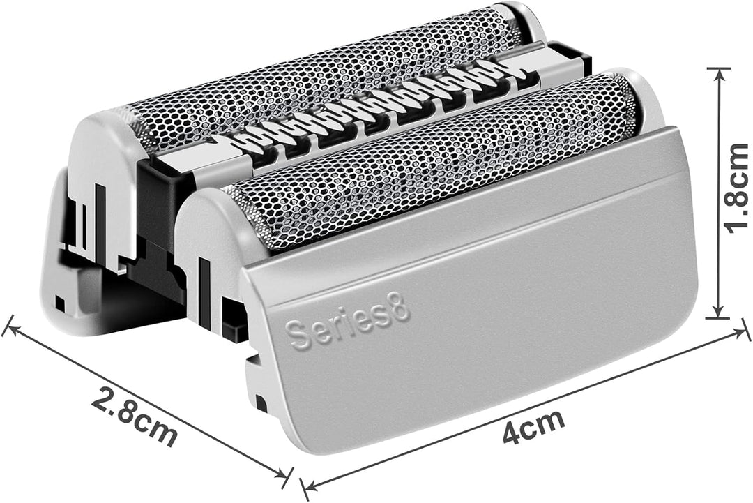83M Scherkopf für Rasierer Series 8, S8 Scherkopf Ersatzscherteil Kompatibel Series 8, 8467s, 8370cc