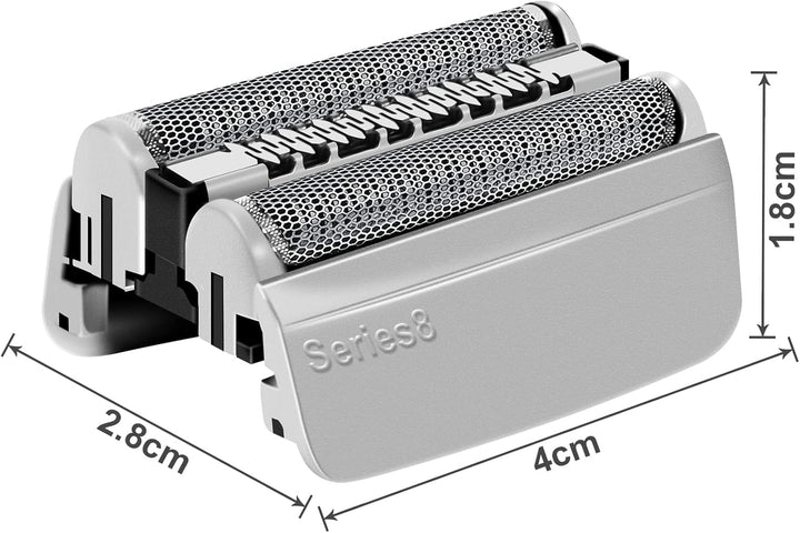 83M Scherkopf für Rasierer Series 8, S8 Scherkopf Ersatzscherteil Kompatibel Series 8, 8467s, 8370cc