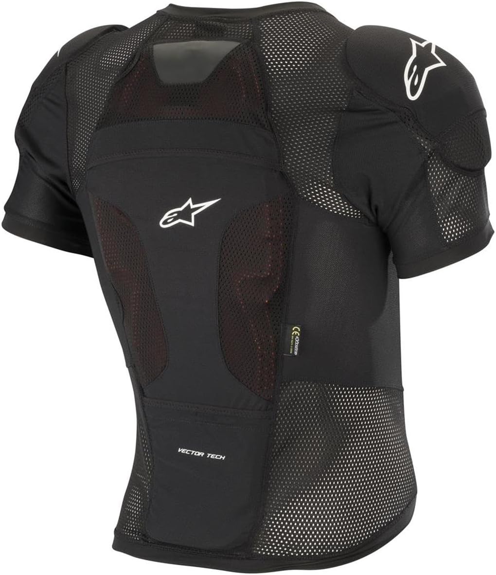 Alpinestars Herren Vector Tech Protection Jacket Ss Mantel M Schwarz, M Schwarz