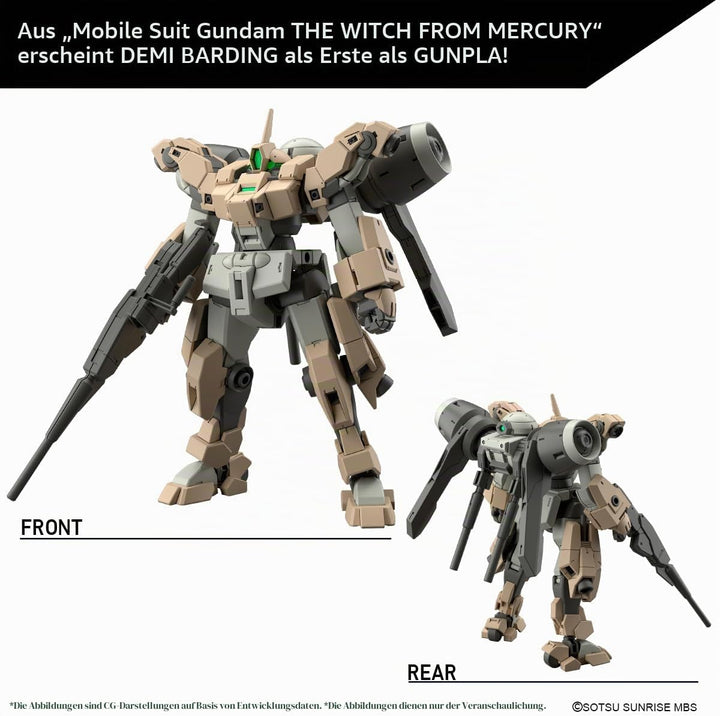 Gundam The Witch from Mercury - HG 1/44 Demi Barding - Modellbausatz Multi Color, Multi Color