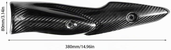 z900 Carbon Auspuffblende Motorrad,z900 hitzeschild,Motorrad Auspuffanlage Kohlefaser Hitzeschild Sc