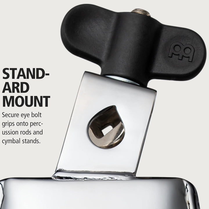 Meinl Percussion STB45L-CH Cowbell, Chrome Finish Modell, 11,43 cm (4,5 Zoll) low pitch, chrom