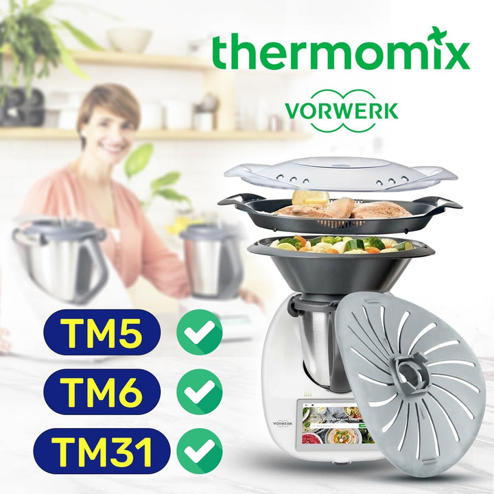 MONTERAL Messerabdeckung für Vorwerk Thermomix TM5 TM6 TM31 Küchenmaschine - Garantie 10 Jahre, Mess