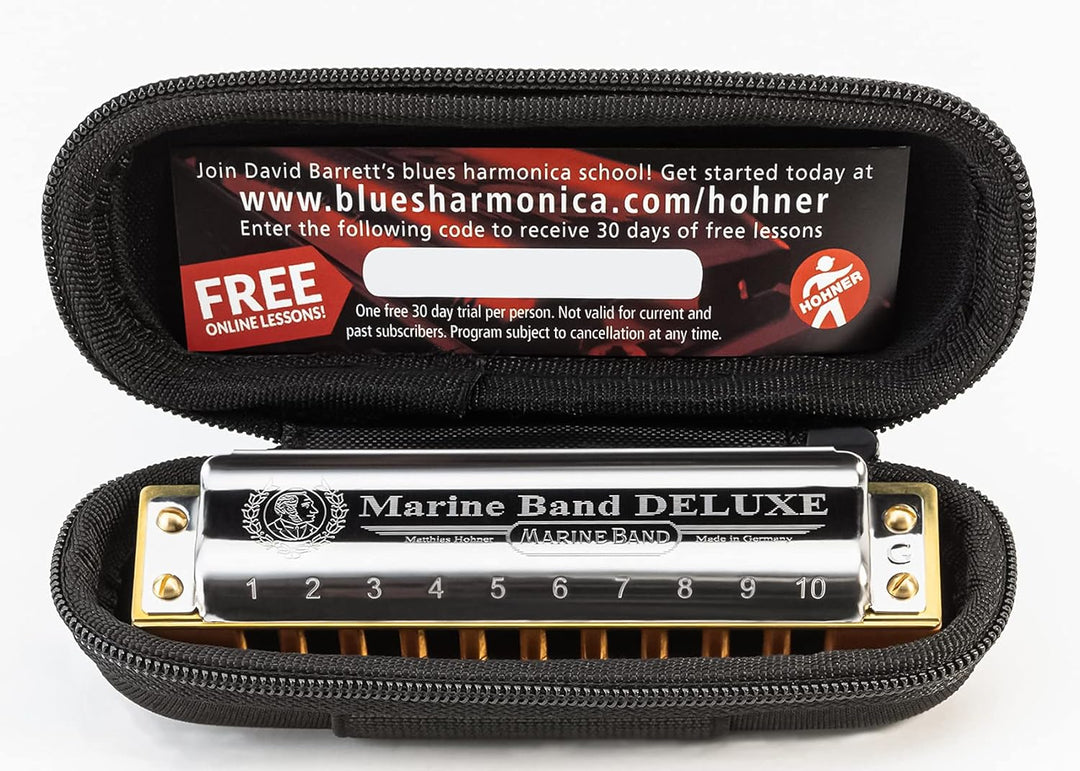 HOHNER Mundharmonika, Marine Band - Deluxe, E, E