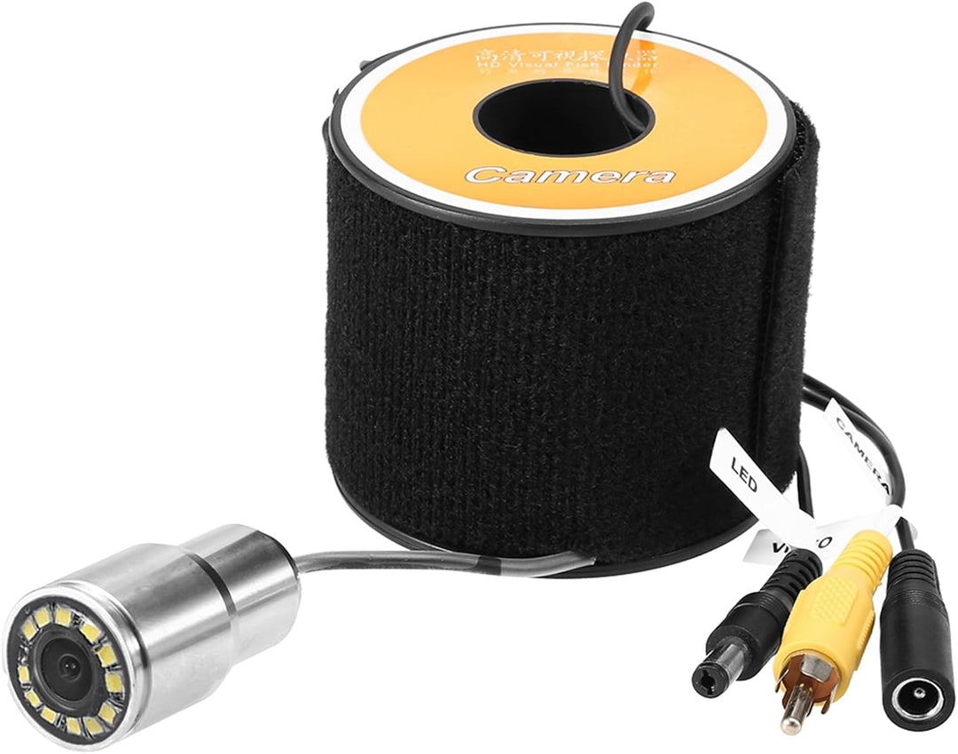 Unterwasser-Fischfinder-Kamera, 50 M Kabel, 1200 TVL Hohe Auflösung, Edelstahlgehäuse, Wasserdicht,