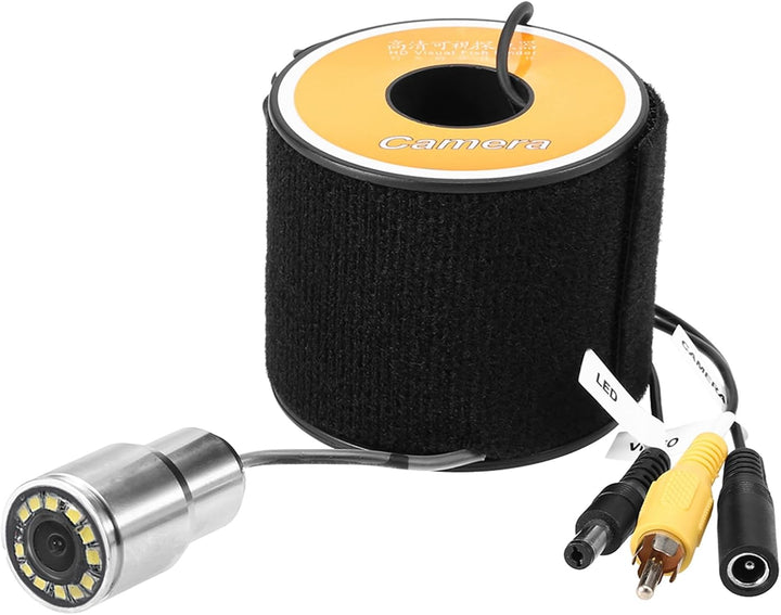 Unterwasser-Fischfinder-Kamera, 50 M Kabel, 1200 TVL Hohe Auflösung, Edelstahlgehäuse, Wasserdicht,